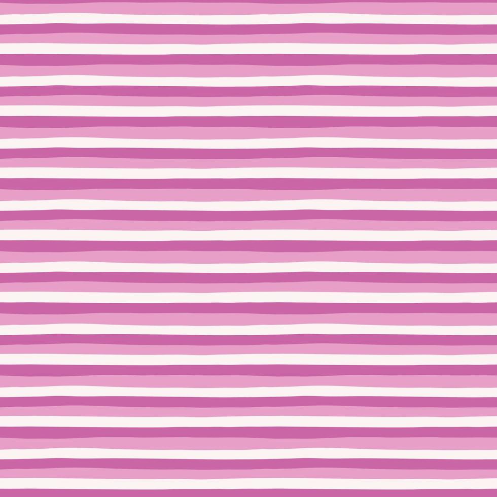 padrão sem emenda de listras. papel de parede listrado horizontal. cores rosa pastel. vetor