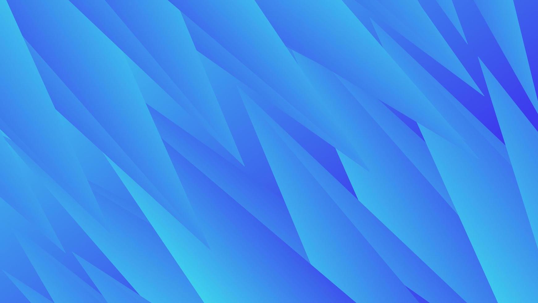 fundo abstrato triângulo de cristal azul vetor