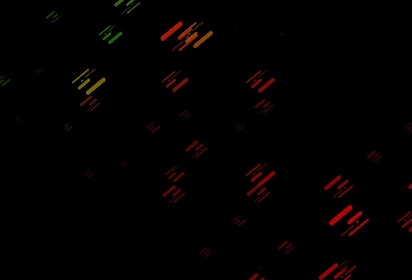 pano de fundo vector verde e vermelho escuro com linhas longas.
