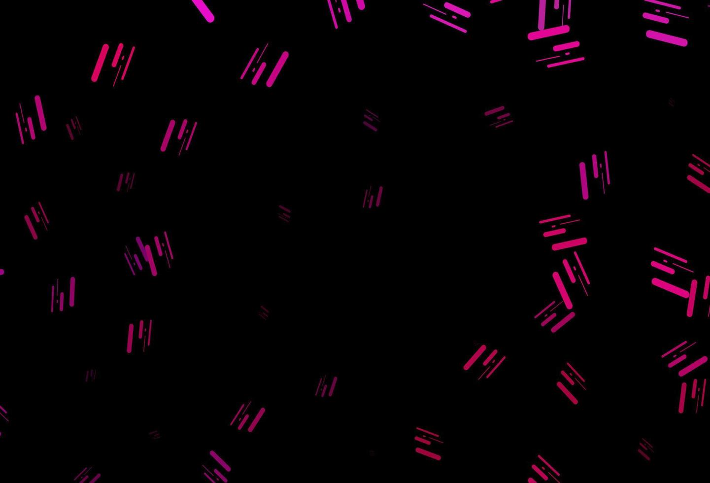 textura vector rosa escuro com linhas coloridas.