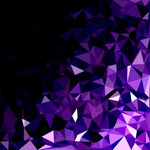 Fundo roxo mosaico poligonal, modelos de Design criativo vetor