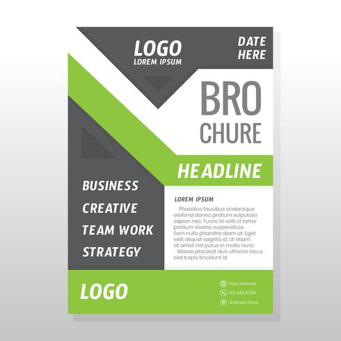 Design de brochura de negócios vetor