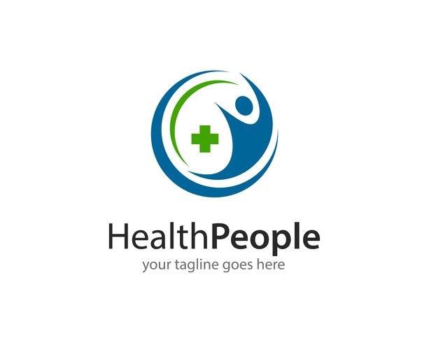 Saúde Pessoas Logo Icon Vector