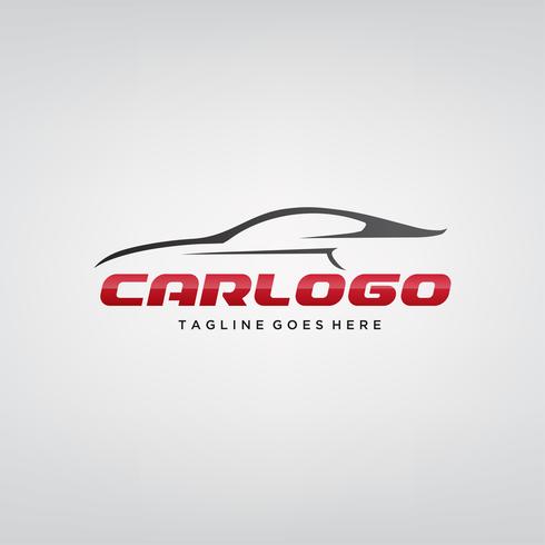 Design elegante logotipo do carro vetor