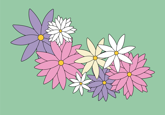 Flores livres vector