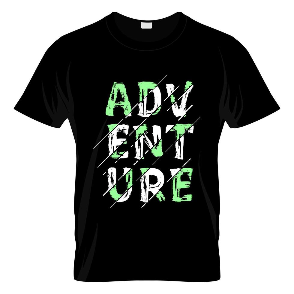 vetor de design de camiseta de aventura