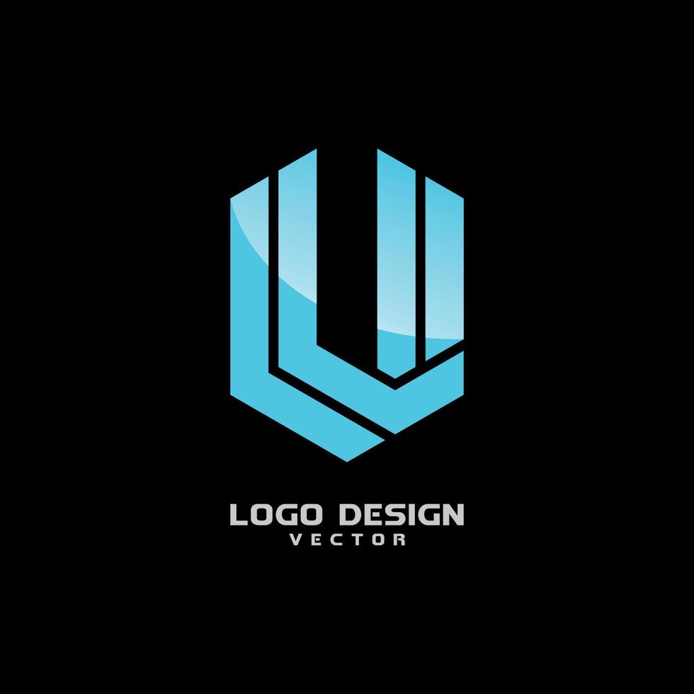 vetor de design de logotipo de ícone v