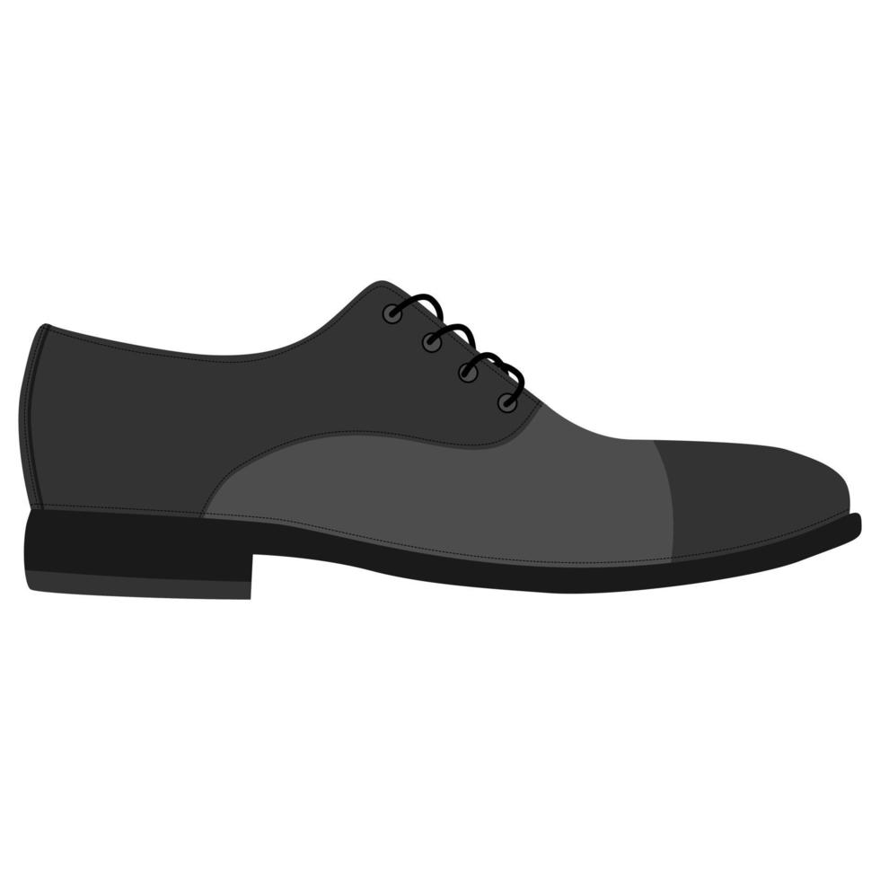 sapatos masculinos isolados. ícones de sapatos de temporada de homem masculino. vetor