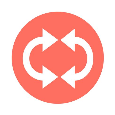 ícone de sinal de seta simples vetor