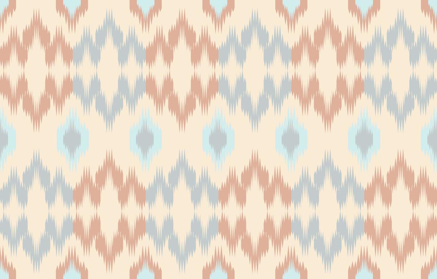 lindo pastel ikat étnico. sem costura padrão em bordados tribais, folclóricos e estilo mexicano. print.design de ornamento de arte geométrica asteca para tapete, papel de parede, roupas, embrulho, tecido. vetor