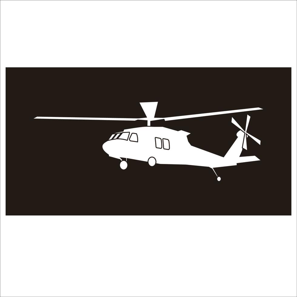 transporte de helicóptero militar vetor
