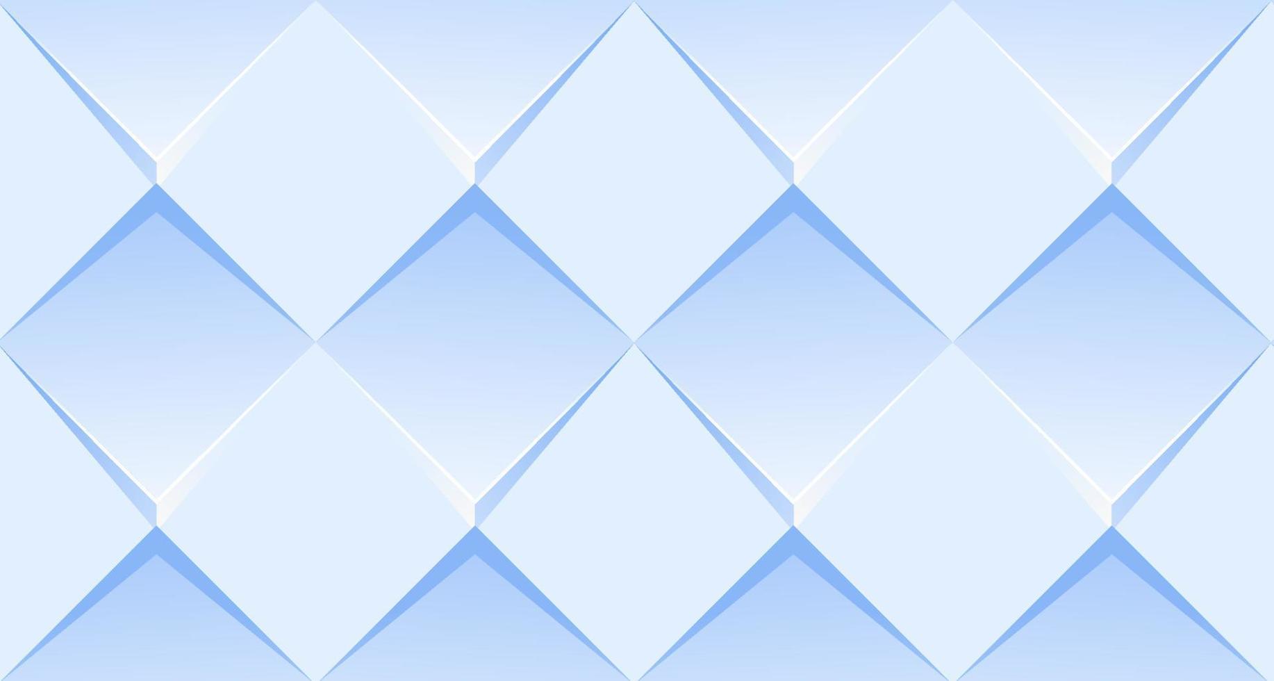 papel de parede com cor de luz azul, fundo de mosaico de grade azul vetor