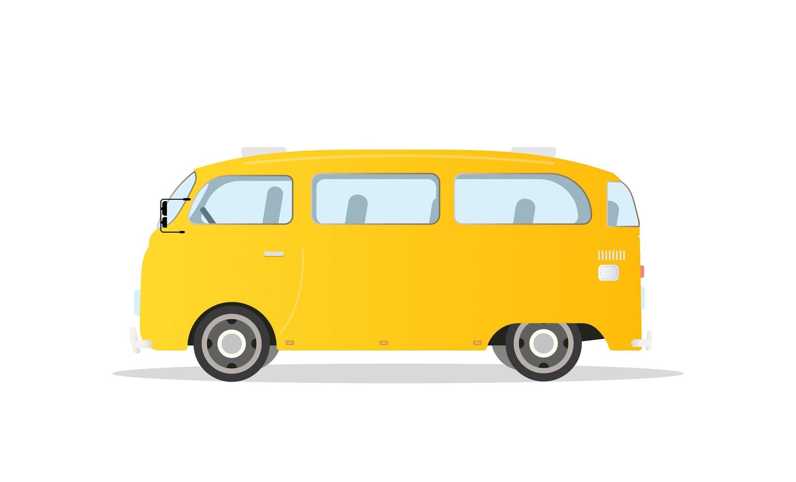 ícone de sinal de ônibus amarelo. símbolo de transporte público. ilustração de estoque vetorial plana. vetor