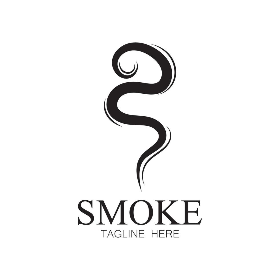 fumaça vapor ícone logotipo ilustração isolado no fundo branco aroma vaporizar ícones. cheira ícone de linha vetorial cheiro quente fedor ou cozinhar símbolos de vapor cheirando ou vapor vetor