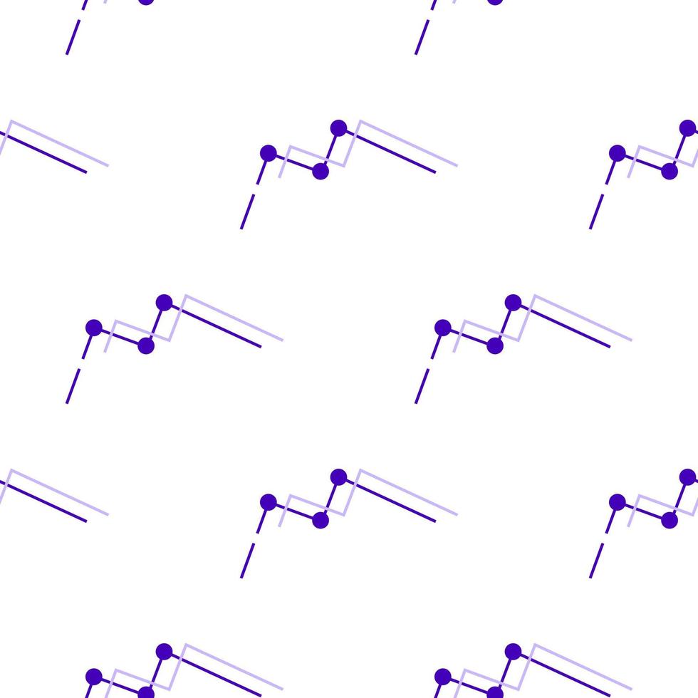 gráfico, padrão sem emenda do ícone do diagrama. estatísticas financeiras vetor