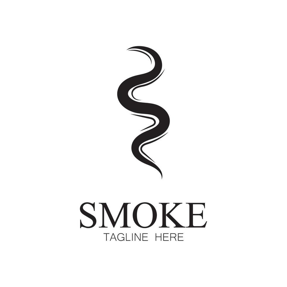 fumaça vapor ícone logotipo ilustração isolado no fundo branco aroma vaporizar ícones. cheira ícone de linha vetorial cheiro quente fedor ou cozinhar símbolos de vapor cheirando ou vapor vetor