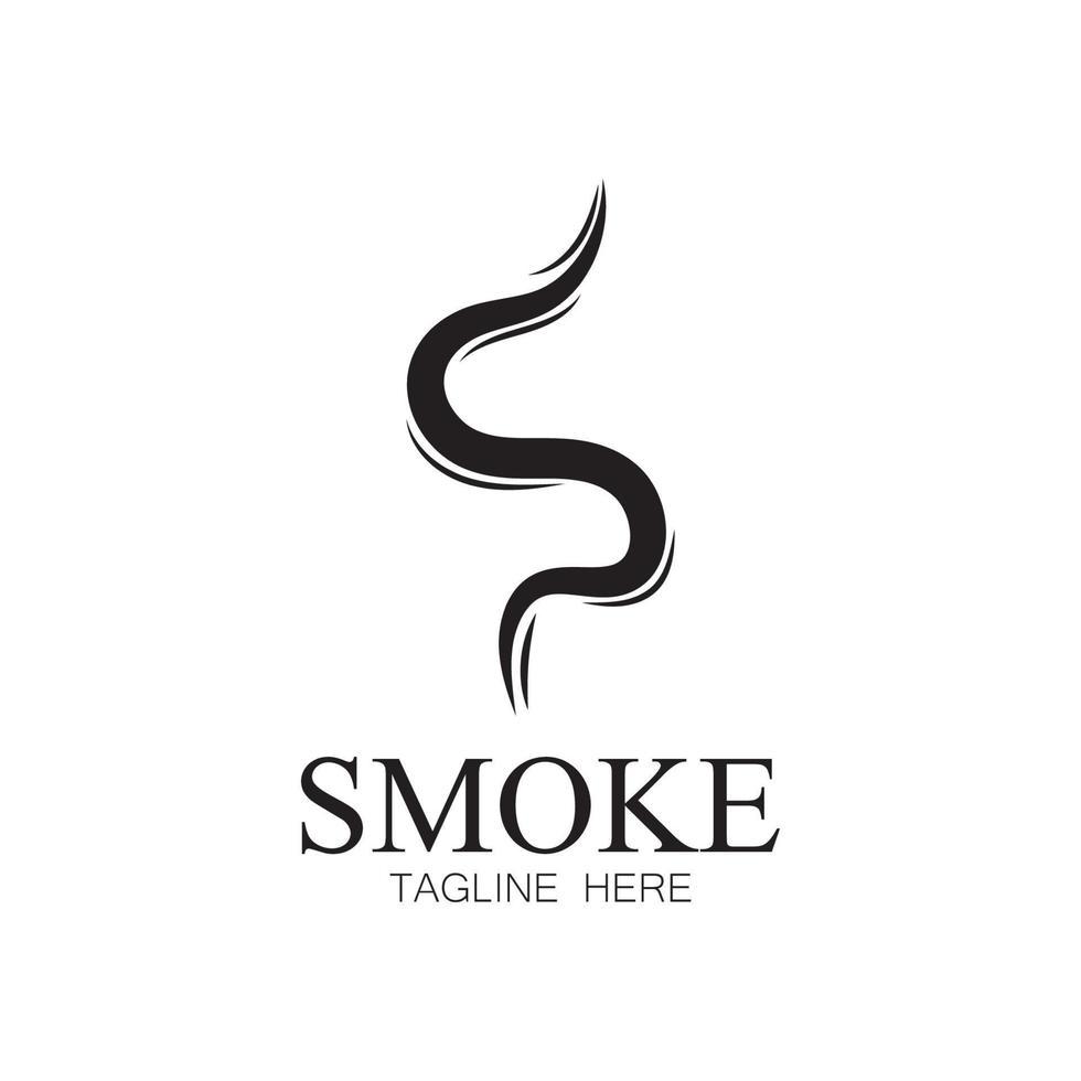 fumaça vapor ícone logotipo ilustração isolado no fundo branco aroma vaporizar ícones. cheira ícone de linha vetorial cheiro quente fedor ou cozinhar símbolos de vapor cheirando ou vapor vetor