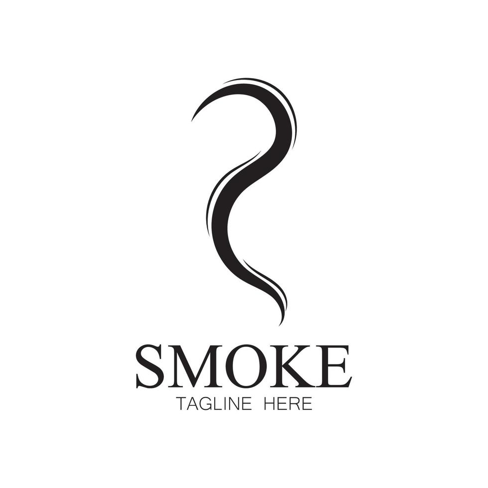 fumaça vapor ícone logotipo ilustração isolado no fundo branco aroma vaporizar ícones. cheira ícone de linha vetorial cheiro quente fedor ou cozinhar símbolos de vapor cheirando ou vapor vetor