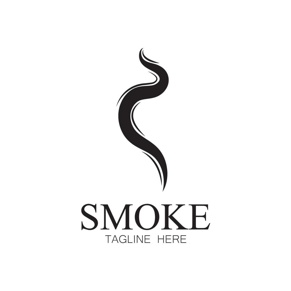 fumaça vapor ícone logotipo ilustração isolado no fundo branco aroma vaporizar ícones. cheira ícone de linha vetorial cheiro quente fedor ou cozinhar símbolos de vapor cheirando ou vapor vetor