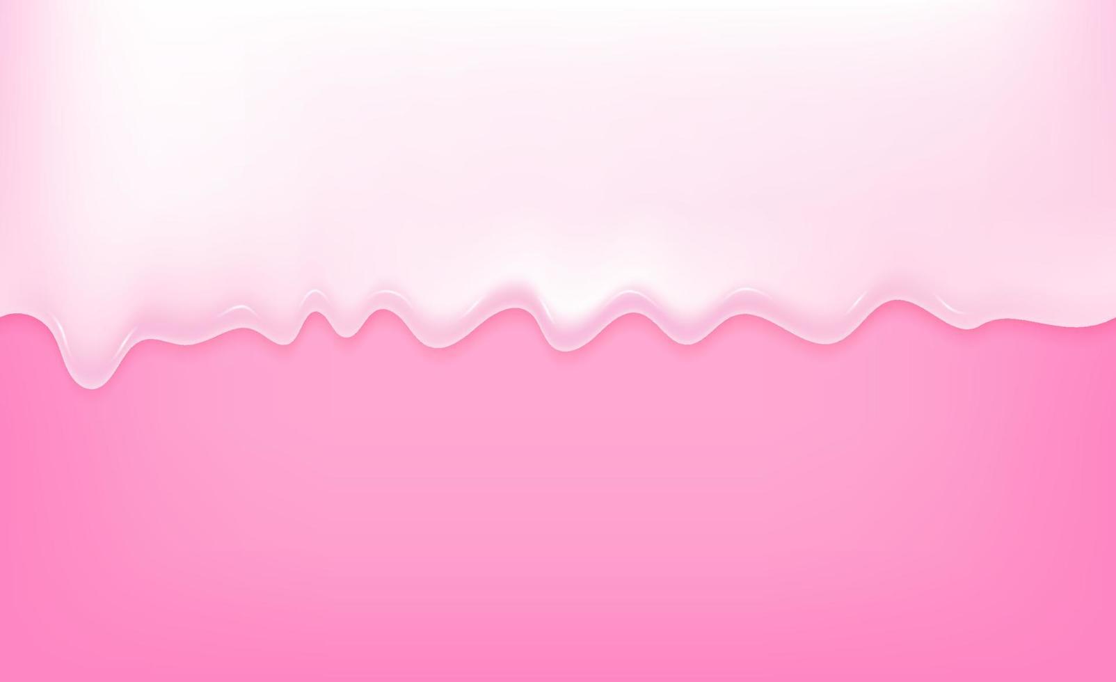 tinta branca na parede rosa. ilustração vetorial com espaço de cópia vetor