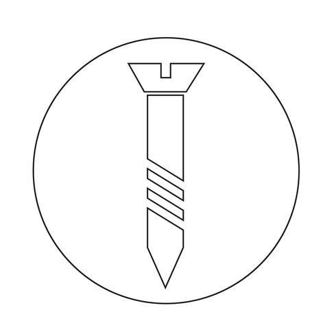 ícone de parafuso vetor