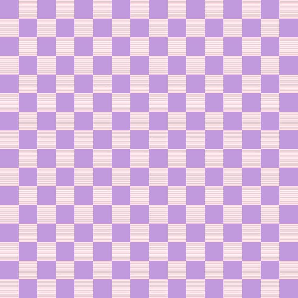 conjunto de padrão de guingão. xadrez xadrez xadrez na cor roxa. fundos vichy pastel sem costura para toalha de mesa, vestido, saia, guardanapo ou outros. vetor