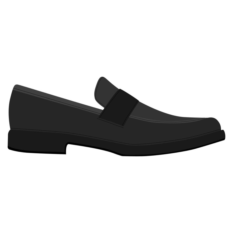 sapatos masculinos isolados. mocassins clássicos. ícones de sapatos de temporada de homem masculino. vetor