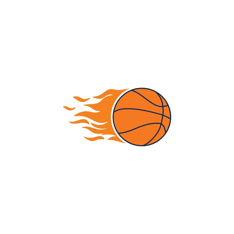 logotipo da bola de basquete, vetor do logotipo do torneio
