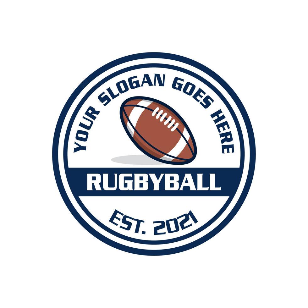 logotipo de rugby, vetor de logotipo do esporte