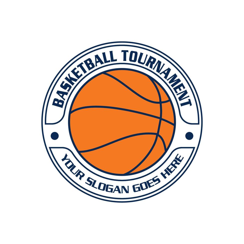 logotipo de basquete, vetor de logotipo do esporte