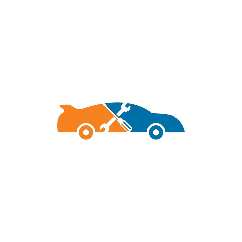 logotipo de serviço automotivo, logotipo de reparo de automóveis vetor