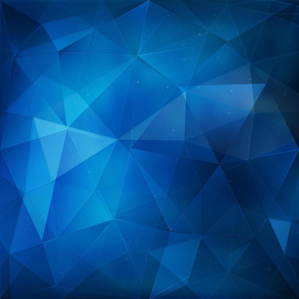 Fundo geométrico azul vetor