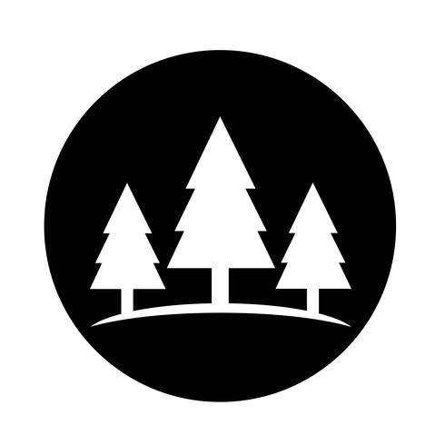 ícone de árvore vetor