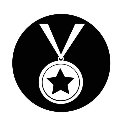 ícone de medalha vetor