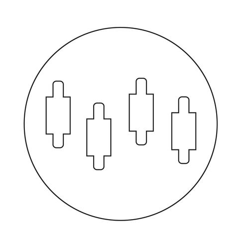 ícone de gráfico de diagrama vetor