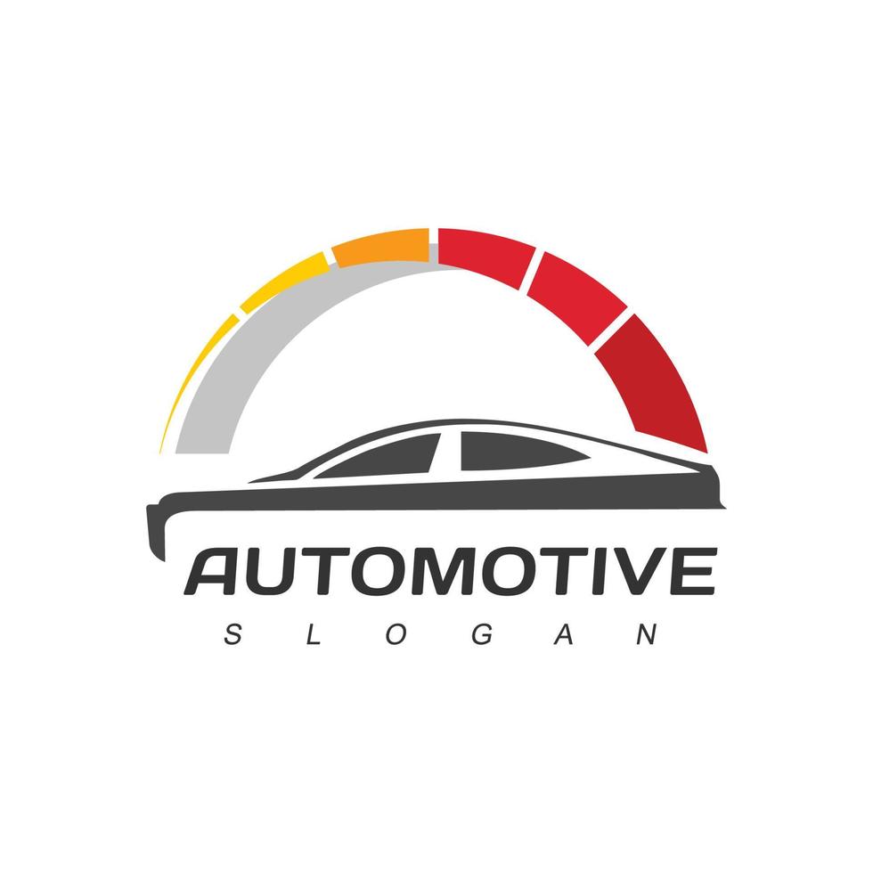 modelo de logotipo automotivo, ícone de serviço de carro vetor