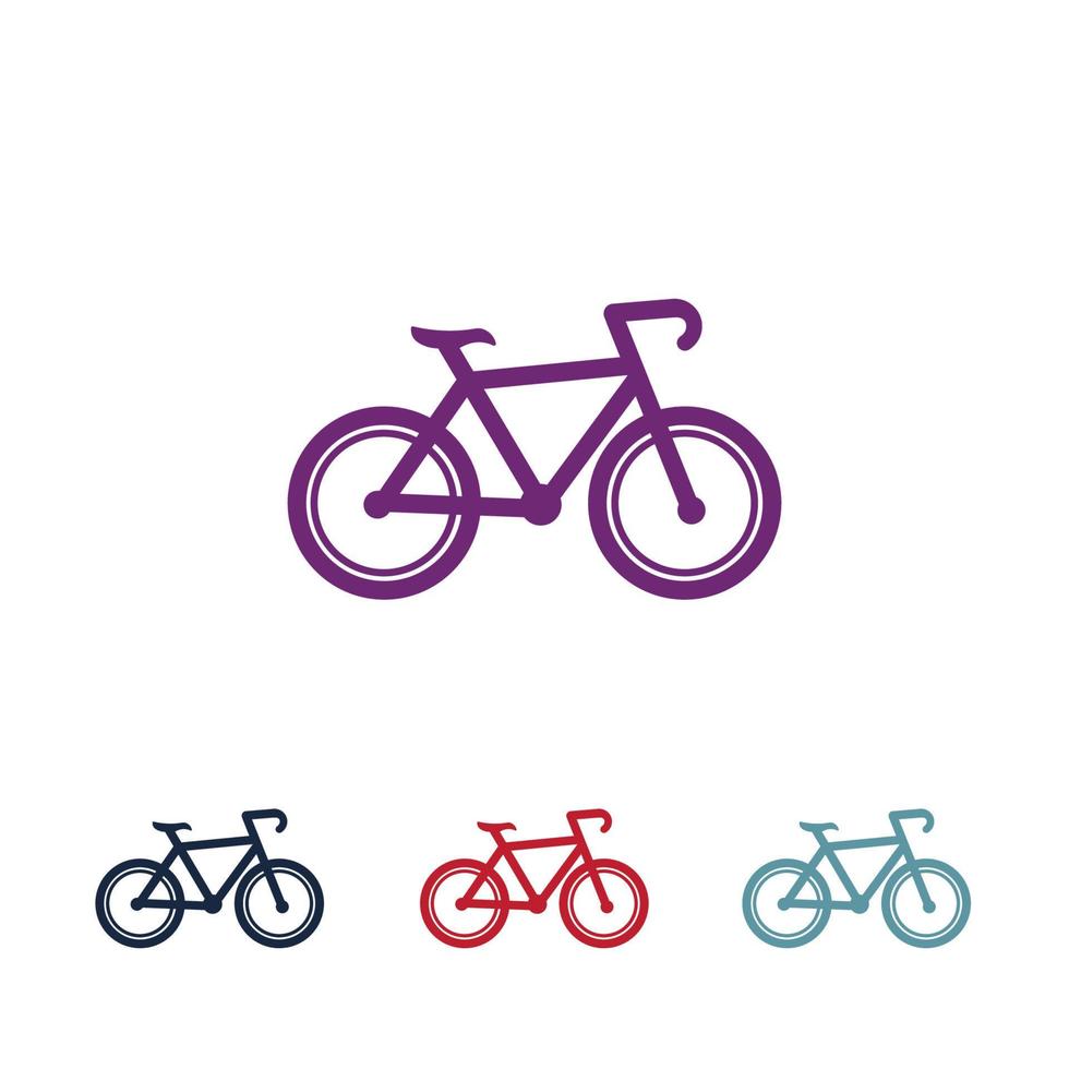 vetor de logotipo de bicicleta