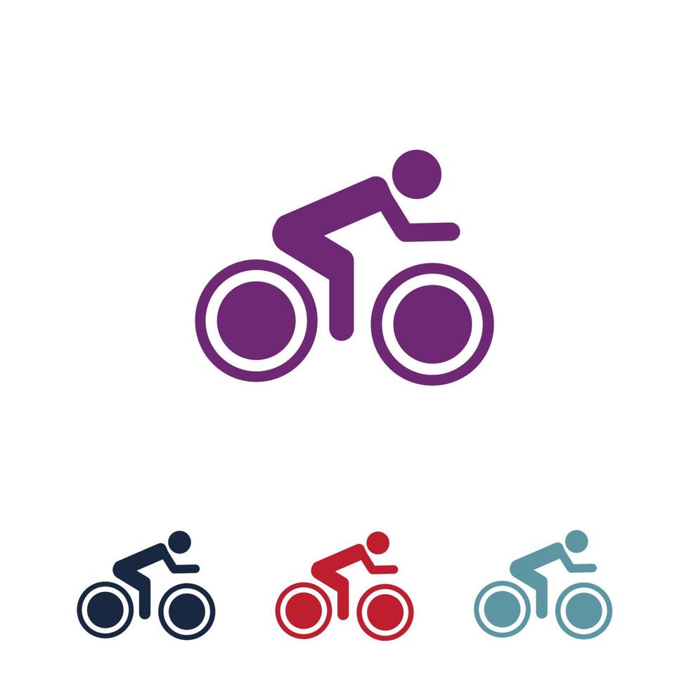 vetor de logotipo de bicicleta