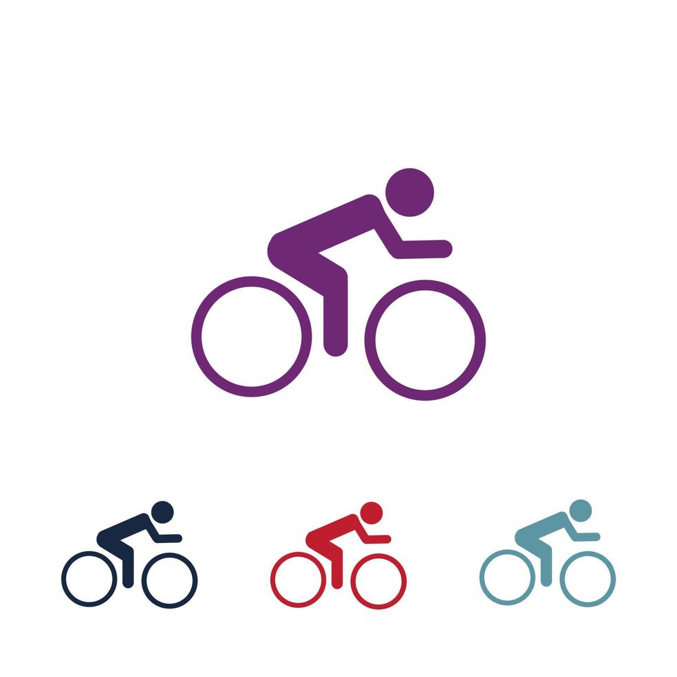 vetor de logotipo de bicicleta