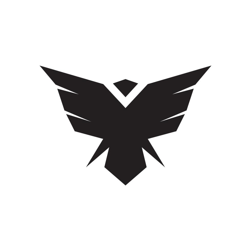pássaro isolado voar design de logotipo de forma moderna, símbolo gráfico vetorial ilustração idéia criativa vetor