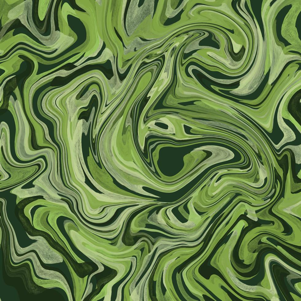 fundo de mármore líquido fundo verde textura de mármore vetor