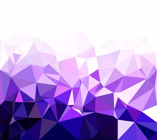 Fundo roxo mosaico poligonal, modelos de Design criativo vetor