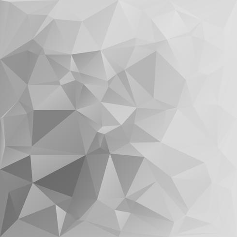 Fundo branco poligonal cinza, modelos de Design criativo vetor