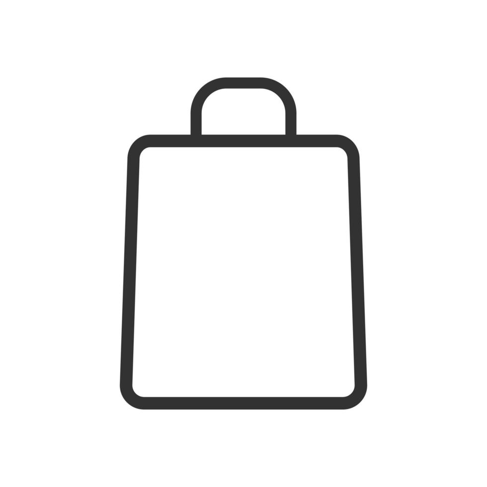 modelo de vetor de ícone de saco. ícone de sacola de compras