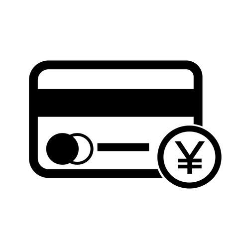 ícone do cartão de crédito vetor