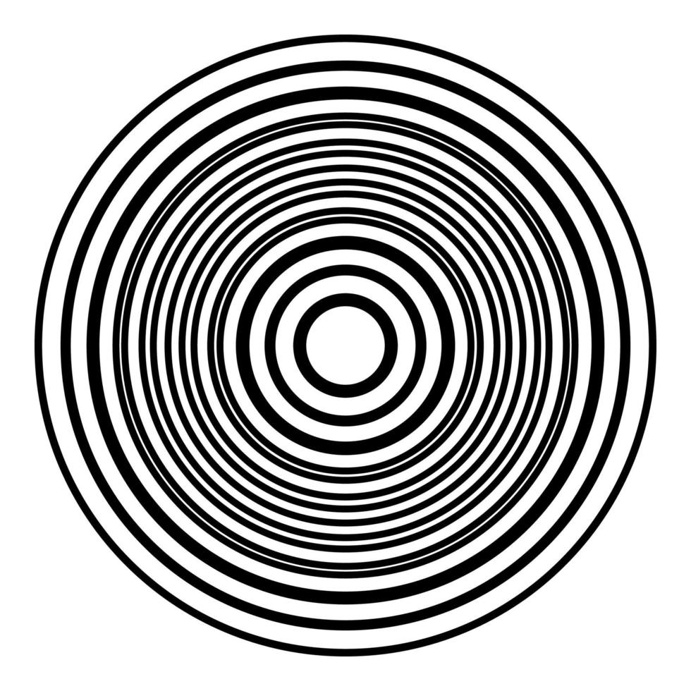 onda de rádio contorno contorno linha ícone preto cor ilustração vetorial imagem fina estilo plano vetor