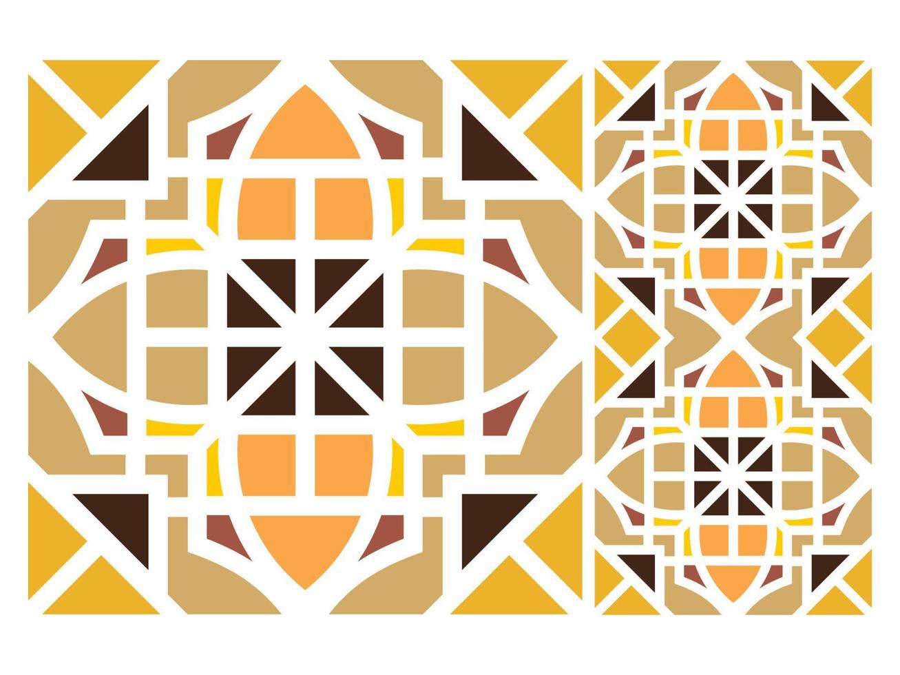 vetor de mosaico de azulejos de design de padrão sem costura grátis