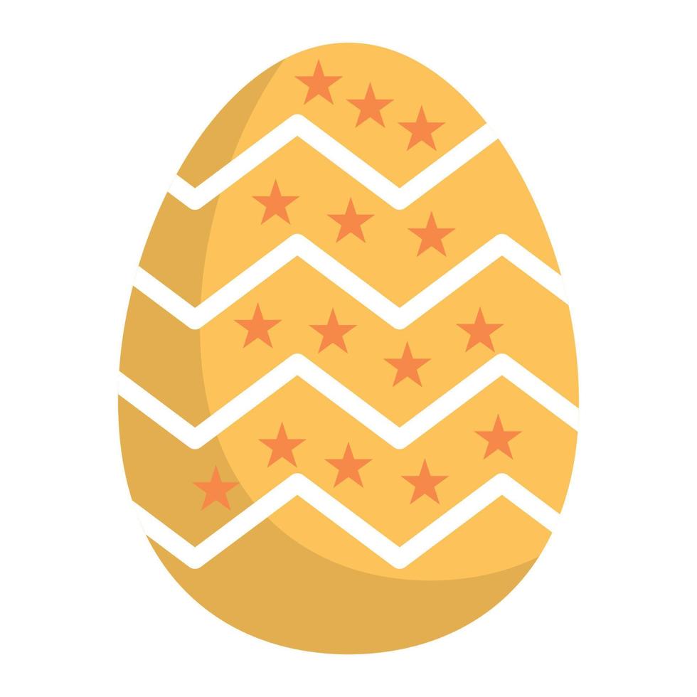 ícone de vetor de ovo de páscoa que pode facilmente modificar ou editar