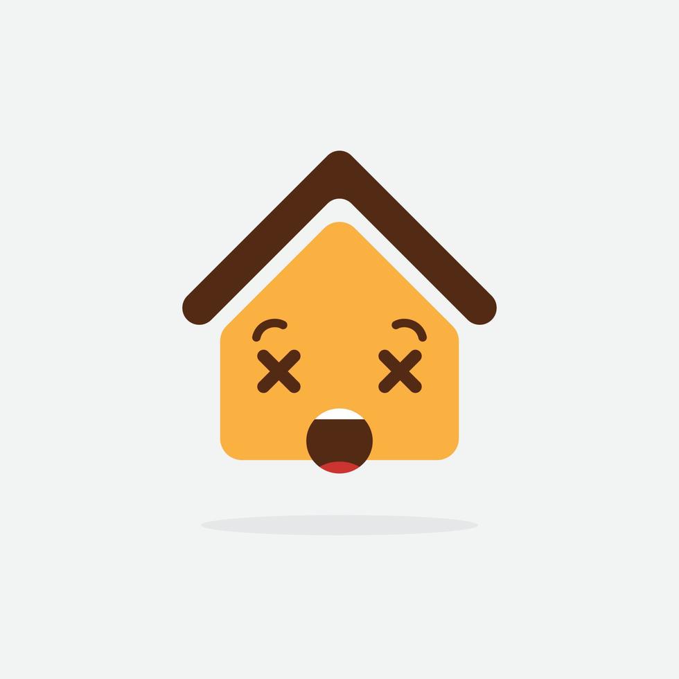 ícone de vetor de casa. emoji de casa