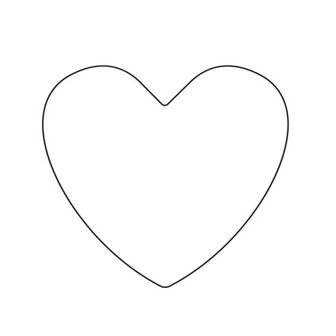 ilustração em vetor ícone coração